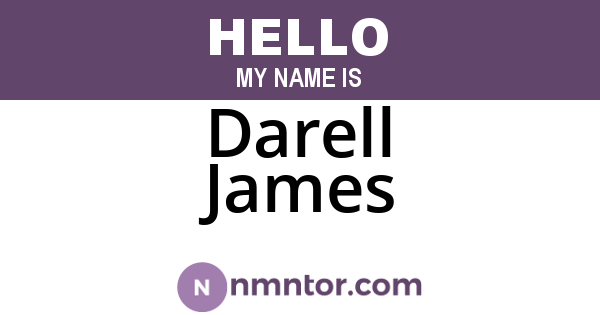 Darell James