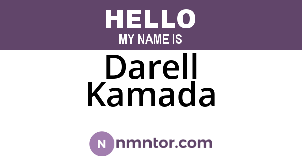 Darell Kamada
