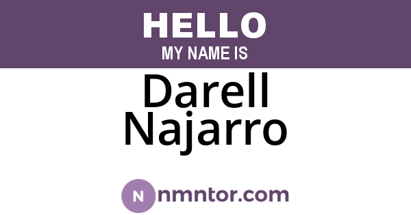 Darell Najarro