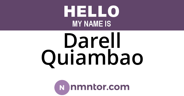 Darell Quiambao
