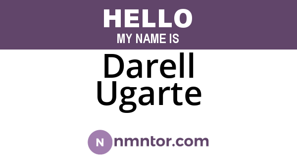 Darell Ugarte
