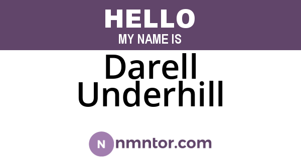Darell Underhill