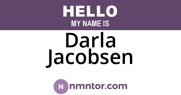 Darla Jacobsen