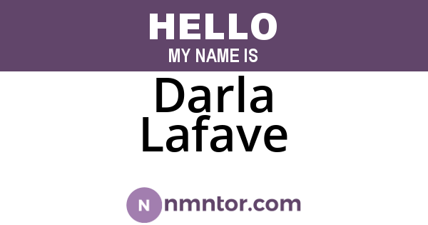 Darla Lafave