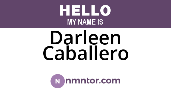 Darleen Caballero