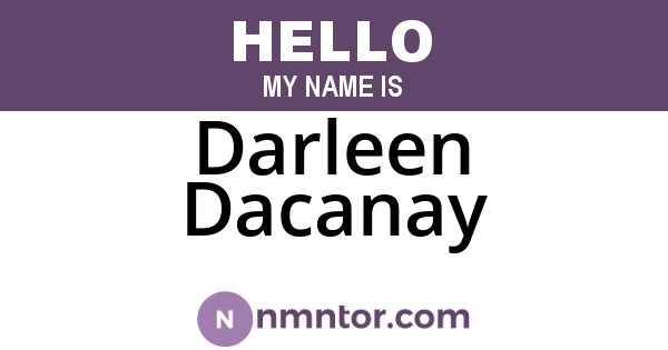 Darleen Dacanay
