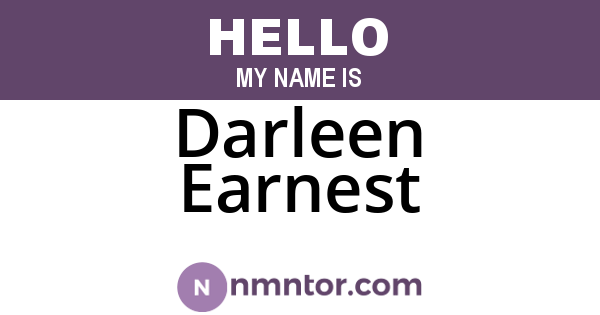 Darleen Earnest