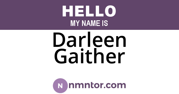 Darleen Gaither