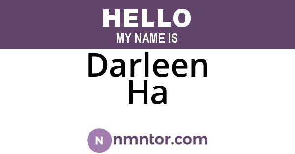 Darleen Ha