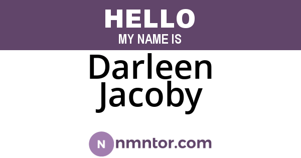 Darleen Jacoby