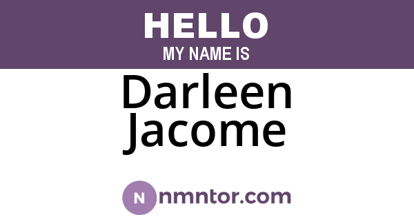Darleen Jacome