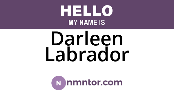 Darleen Labrador