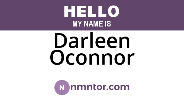Darleen Oconnor