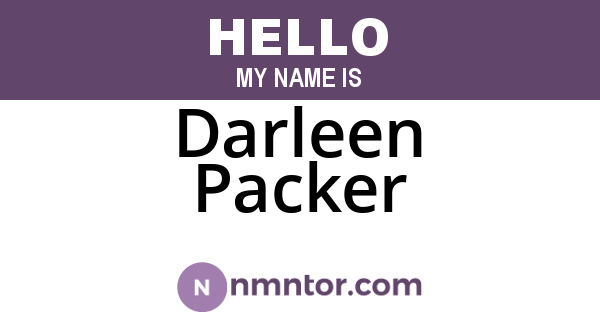 Darleen Packer