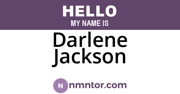 Darlene Jackson