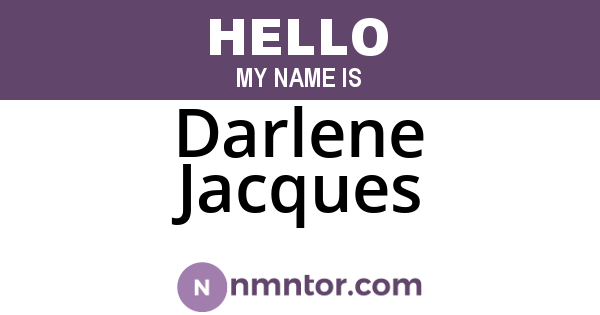 Darlene Jacques