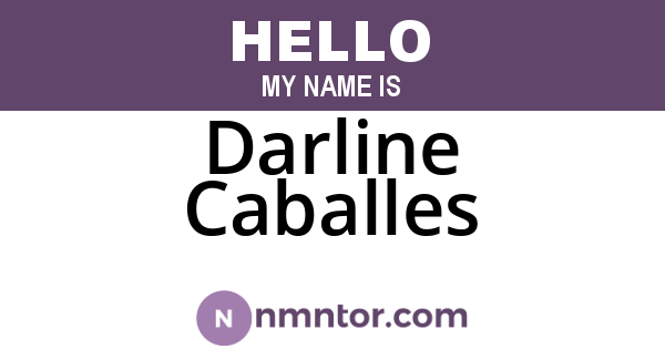Darline Caballes