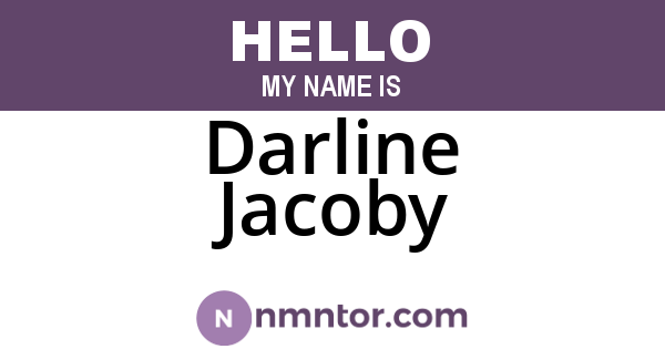 Darline Jacoby