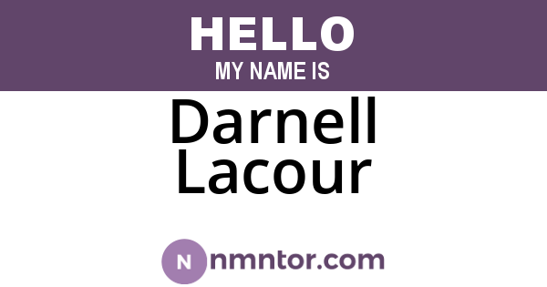 Darnell Lacour