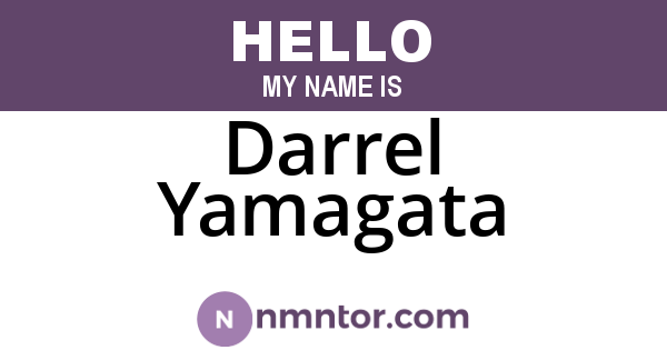 Darrel Yamagata