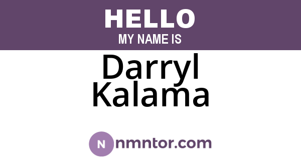 Darryl Kalama