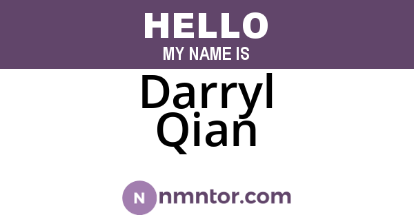 Darryl Qian