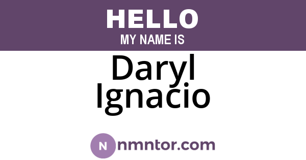 Daryl Ignacio