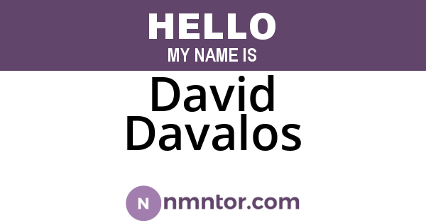 David Davalos