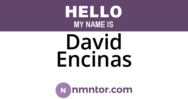 David Encinas