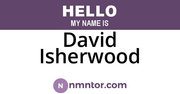 David Isherwood