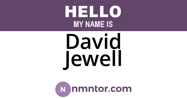 David Jewell