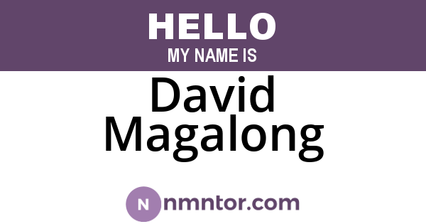 David Magalong