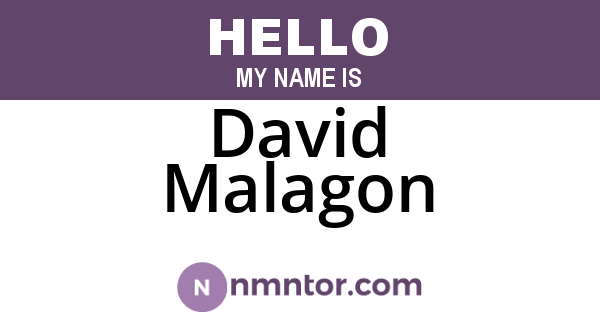 David Malagon