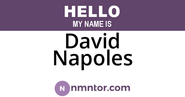 David Napoles
