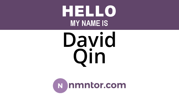 David Qin