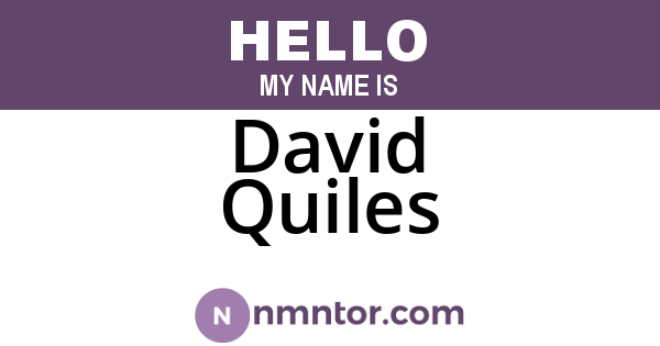 David Quiles