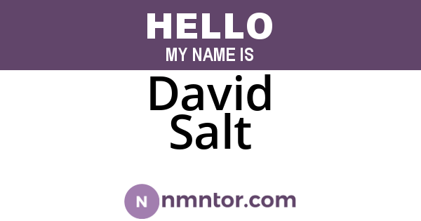 David Salt