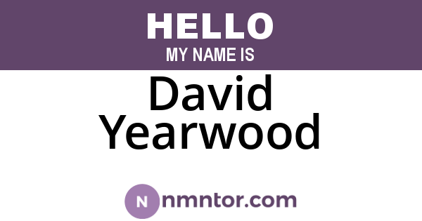 David Yearwood