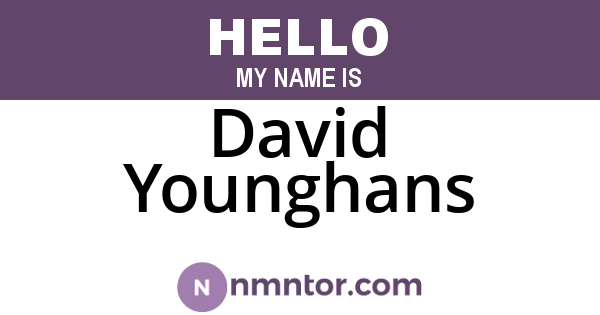 David Younghans