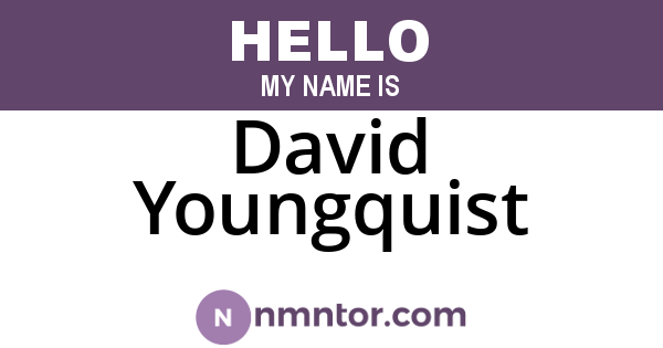David Youngquist