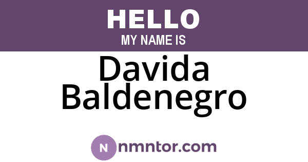 Davida Baldenegro
