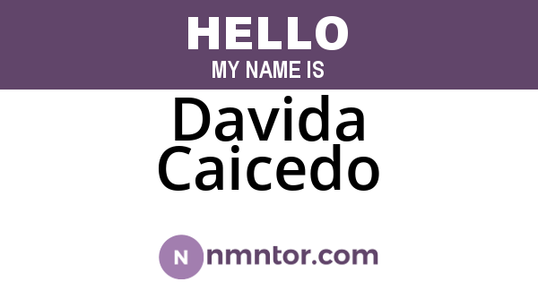 Davida Caicedo