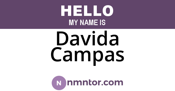 Davida Campas