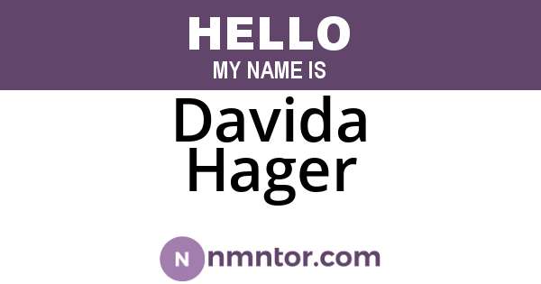 Davida Hager