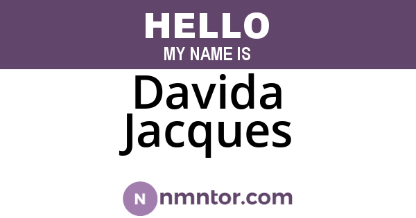 Davida Jacques