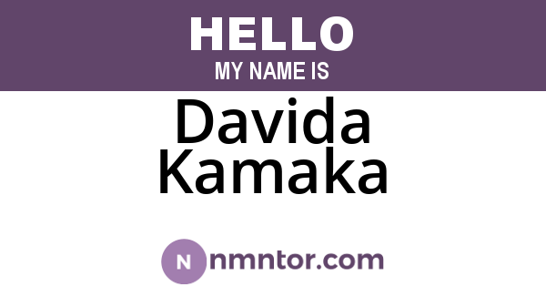 Davida Kamaka