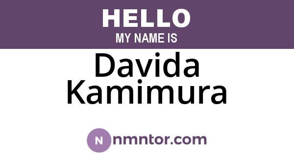 Davida Kamimura