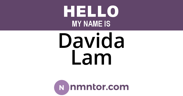 Davida Lam