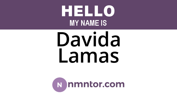 Davida Lamas