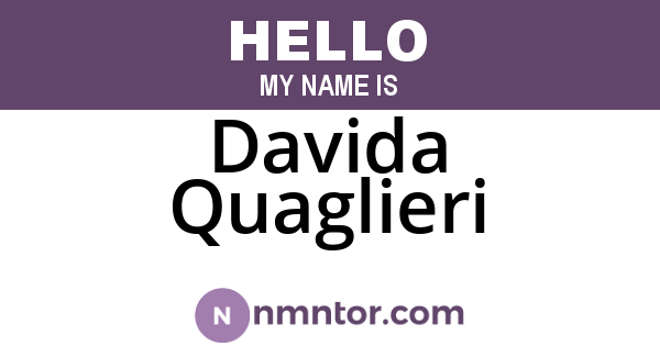 Davida Quaglieri